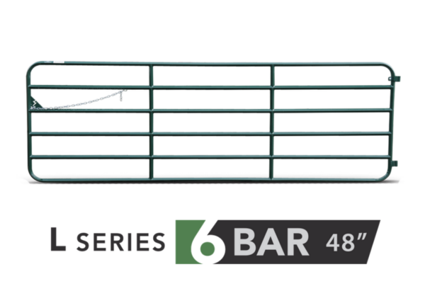 10 Ft Diamond Bar 6 Bar 48" GATE GREEN