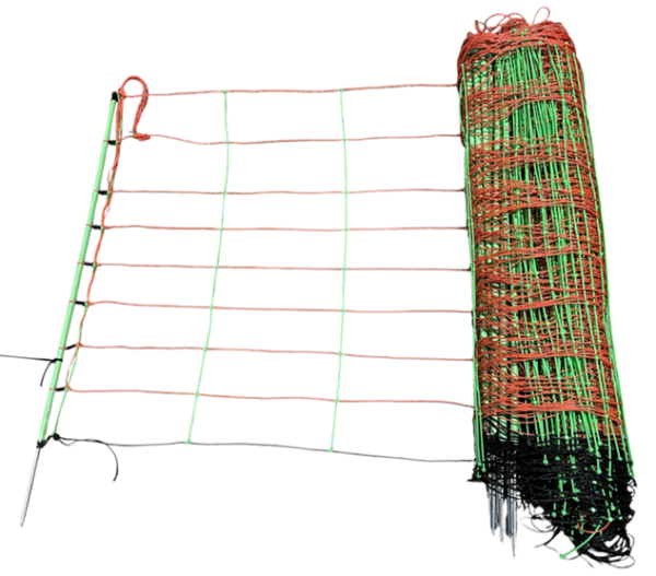 B2F Sheep Net 9 Wire 36" x 164'. 14 Single Spike Posts.30cm Rigid Vertical Space