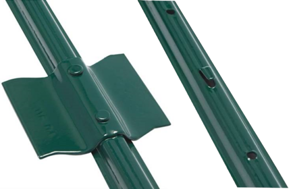 3' U-Post, Light Duty, Green, 10/bundle