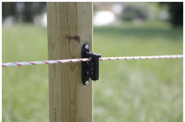 Clip Insulator Nail On For Tape Up To 40MM and Rope Up To 6mm Black. 75/pail - Image 3
