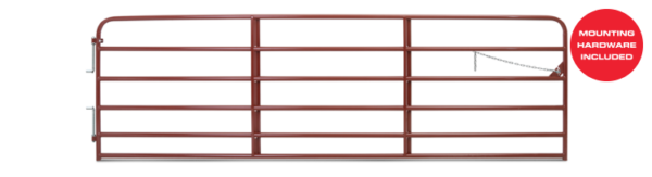 14Ft True North Utility 6 Bar Gate 48" RED