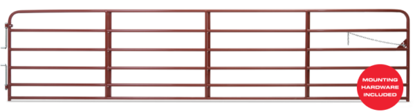 18Ft True North Utility 6 Bar Gate 48" RED