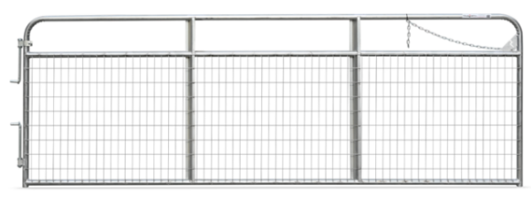 4Ft 36"H MESH True North Utility 3 Bar Gate 48" Pre-Galv