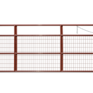 Round Tube Utility MESH Gates RED