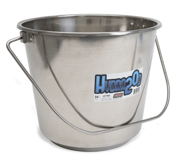 10 Quart Stainless Steel Pail With Handle, 12/Case